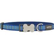 RED DINGO Dog collier Design Lotzadotz Dark Blue M 20mm x 31-47cm