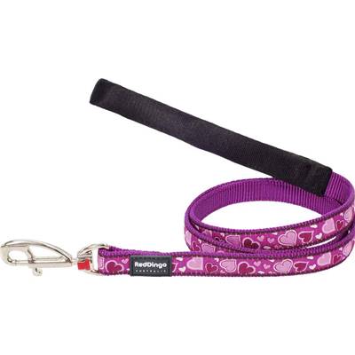 RED DINGO Dog laisse Design Breezy Love Purple M 20mm x 1.2m