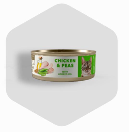 AMITY POULET & POIS ADULTE 80G