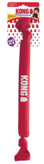 KONG SIGNATURE CRUNCH ROPE SINGLE - 2,5x3x51cm rouge