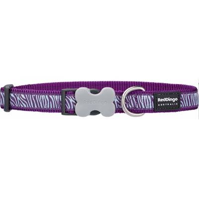 RED DINGO Dog collier Design Safari Purple M 20mm x 31-47cm