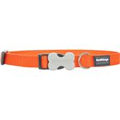 RED DINGO Dog collier unis Classic Orange S 15mm x 24-36cm