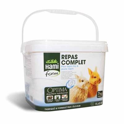 HAMIFORM Optima – repas complet jeune lapin – 7 kg