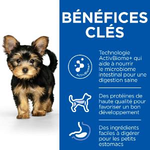 Hill's Science Plan Puppy Perfect Digestion Small & Mini croquettes pour chiot de petite taille 1,5kg