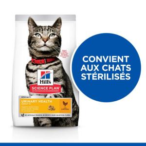 Hill's Science Plan croquettes pour Chat Adulte Urinary Health Poulet 3kg