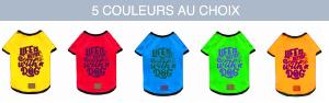 TSHIRT "LIFE IS BETTER WITH A DOG" TAILLE 7