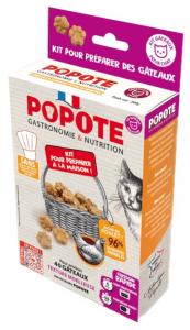 KIT FRIANDISES POPOTE CHAT POULET 200 GR