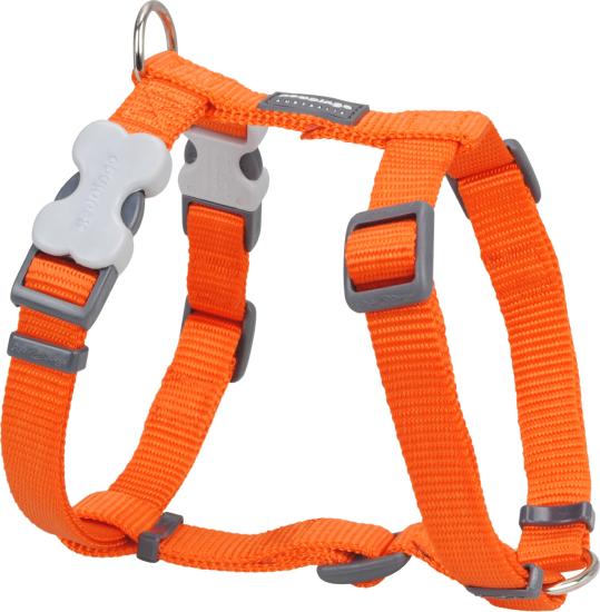 RED DINGO Dog harnais unis Classic Orange L 25mm, cou 46-76cm, corps 56-80cm