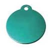 Médaille Aluminium ROND Vert medium