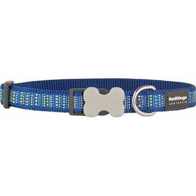 RED DINGO Dog collier Design Lotzadotz Dark Blue L 25mm x 41-63cm