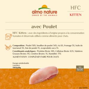 HFC NATURAL KITTEN POULET 70G