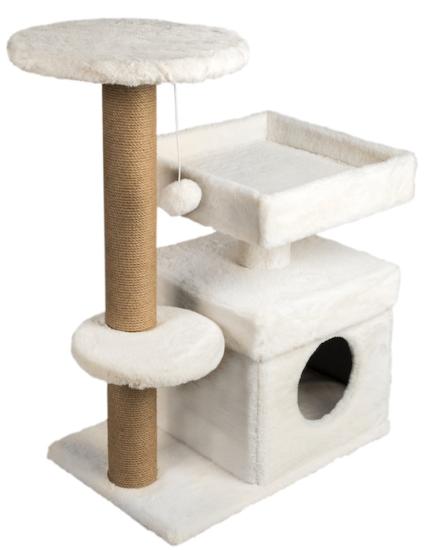 ARBRE A CHAT MEMPHIS 72x39x87cm BLANC