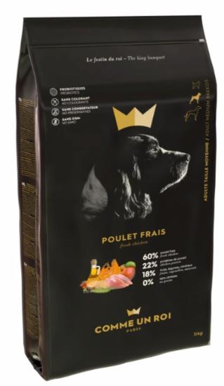 CUR-CROQUETTES SANS CEREALES POULET FRAIS & AGNEAU CHIOT 11KG