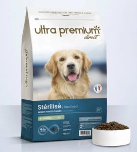 ULTRA PREMIUM CHIEN ADUTE TOUTES TAILLES STERILISES SURPOIDS 12 KG