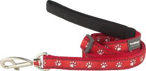 RED DINGO Dog laisse Design Desert Paws Red L 25mm x 1.8m