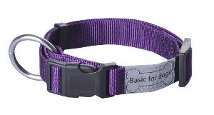 WOUAPY Col basic line 12 mm 20/30 cm VIOLET