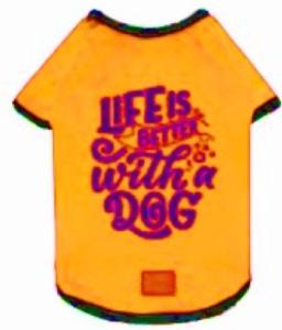 TSHIRT "LIFE IS BETTER WITH A DOG" TAILLE 7