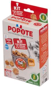 KIT FRIANDISES POPOTE CHIEN POULET SANS CEREALES 200 GR