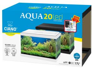 CIANO AQUARIUM AQUA 20 LED 40x20x24,8CM NOIR