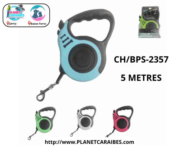 LAISSE CHIEN RETRACTABLE 5 METRES