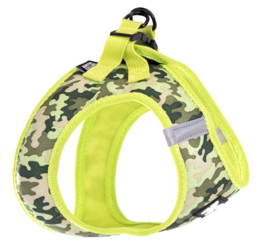 HARNAIS MESH XS CAMOUFLAGE VERT