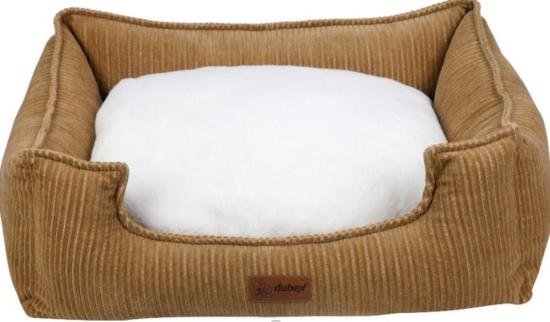 CORBEILLE CORDUROY 70x60x23CM MOUTARDE