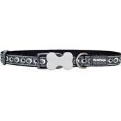 RED DINGO Dog collier Design Cosmos Black M 20mm x 31-47cm