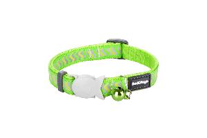 COLLIER POUR CHATS REFLEC ZIGGY 12mm x 20-32cm VERT LIME