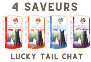 PRINCESS LUCKY TAIL CAT VENISON 415G (CERF)