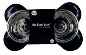 GAMELLE THE BONE DOUBLE BOL CHIEN SMALL NOIR