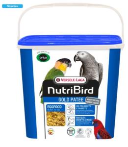 NUTRIBIRD GOLD PATEE GDES PERRUCHES & PERROQUETS 5KG