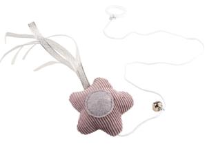 JOUET CHAT ETOILE+CLOCHE 17CM