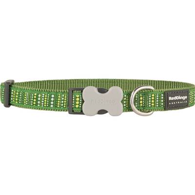 RED DINGO Dog collier Design Lotzadotz Green L 25mm x 41-63cm