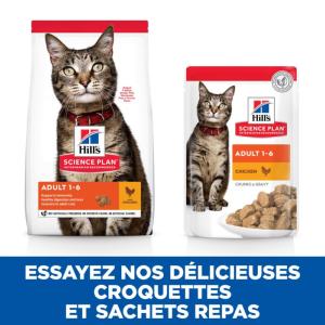 Hill's Science Plan Adult croquettes pour chat au poulet 7kg