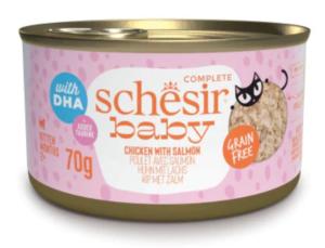 SCHESIR CHATON - POULET & SAUMON - 70g