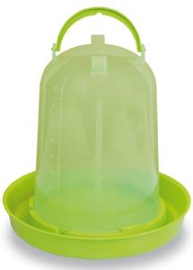 ABREUVOIR VOLAILLES ECO 10 L. AVEC BOUCHONS (VERT LIME)