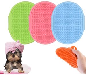 GANT DE MASSAGE REGLABLE POUR CHIEN ET CHAT 13x8CM - 1PC