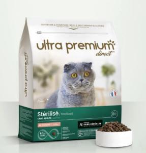 ULTRA PREMIUM SANS CEREALES CHAT ADULTE STERILISE - SAUMON 7 KG