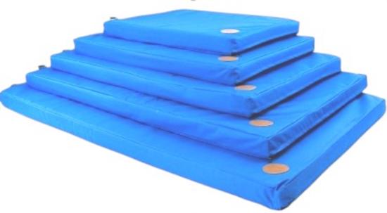 COUSSIN CONFORTABLE CRATE 76x53x7CM BLEU