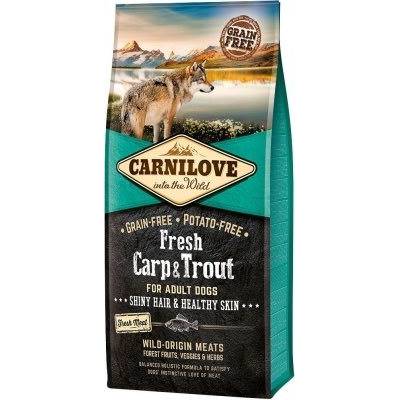 CARNILOVE FRESH - DOG - ADULT - CARP & TROUT - HEALTHY SKIN - 12KG