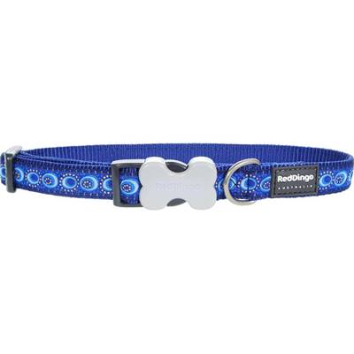 RED DINGO Dog collier Design Cosmos Dark Blue S 15mm x 24-36cm