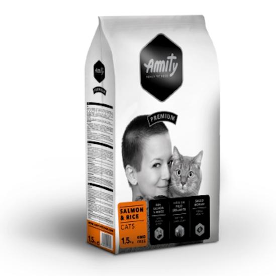 AMITY PREMIUM CATS SALMON&RICE 1,5 KG