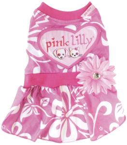 ROBE BLOOMY PINK LILLY 40CM