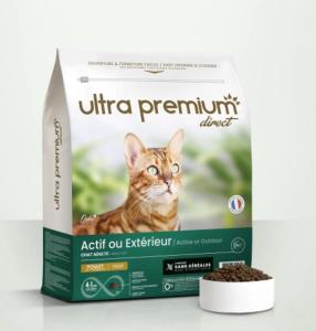 ULTRA PREMIUM SANS CEREALES CHAT ADULTE ACTIF OU EXTERIEUR 7 KG