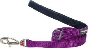 RED DINGO Dog laisse unis Classic Purple M 20mm x 1.8m