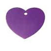 Mdaille Aluminium COEUR Violet medium