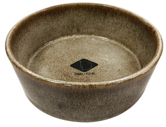 MANGEOIRE CERAMIQUE JASPER 13,8x13,8x5,5CM SABLE