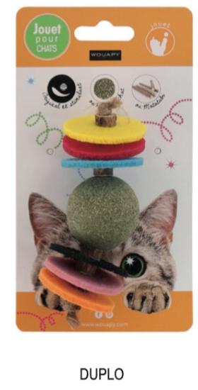 JOUET CHAT FUN DUPLO 9x4CM