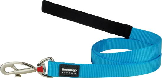 RED DINGO Dog laisse unis Classic Turquoise M 20mm x 1.2m