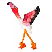 Peluche flamant rose volant 10x30x43,5cm